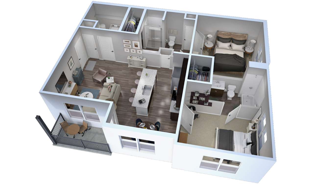 Graham park luxury apartment unit p
